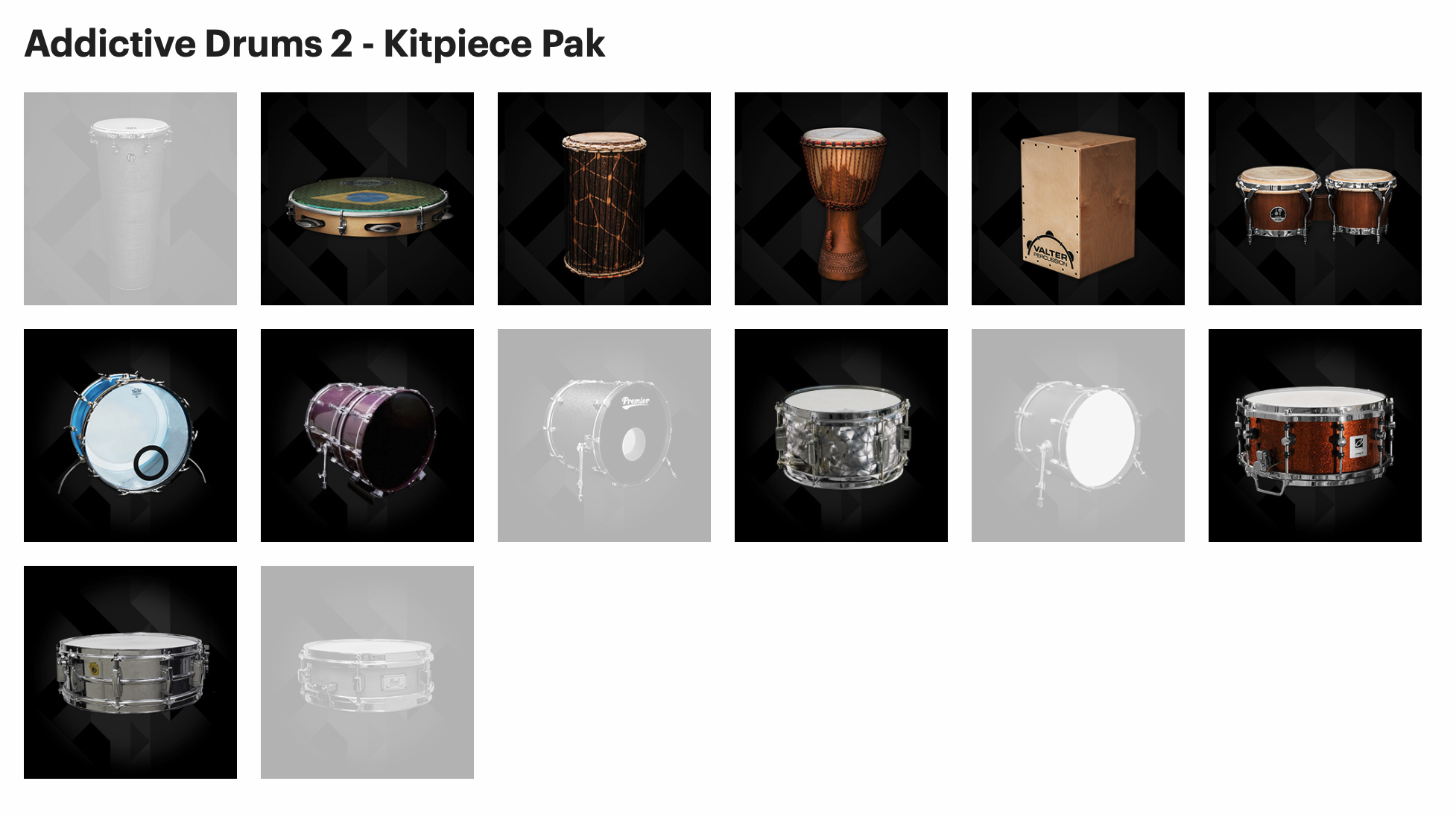 XLN Audio XLN Audio Addictive Drums 2 - 10 Kitpiece Paks